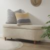 Boucle Flip Top Storage Bench