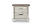 Bear Creek - Nightstand - Pearl Silver