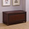 Deep Tobacco Flip Open Storage Cedar Chest