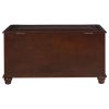 Deep Tobacco Flip Open Storage Cedar Chest