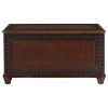 Deep Tobacco Flip Open Storage Cedar Chest