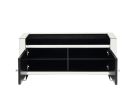 ACME Noralie BENCH W/STORAGE Mirrored & Faux Diamonds AC00540