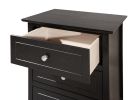 Glory Furniture Daniel G1313-N-50 3 Drawer Nightstand , Black