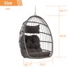 Outdoor Garden Rattan Egg Swing Chair Hanging Chair