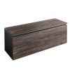 Dean Farmhouse Storage Bench in Rustic Gray