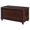 Deep Tobacco Flip Open Storage Cedar Chest