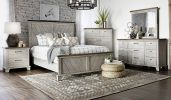 Bear Creek - King Bed - Whitewashed Gray