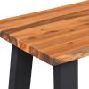 Bench Solid Acacia Wood 57.1"