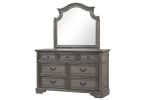 Grace Queen 4 Pc Bedroom Set in Gray