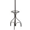 Black 12-Hook Coat Rack