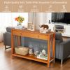 Console Table with Drawer Storage Shelf for Entryway Hallway