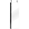 Wall and Door Mounted Mirrored Jewelry Cabinet with Lights