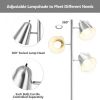 64" 3-Light LED Floor Lamp Reading Light for Living Room Bedroom